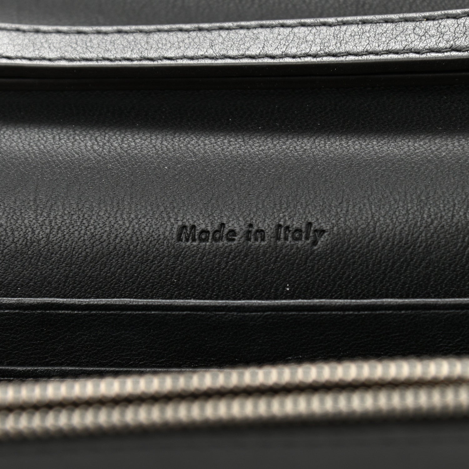 Celine Shiny Calfskin Clutch on a Chain Multicolor 6 of 11