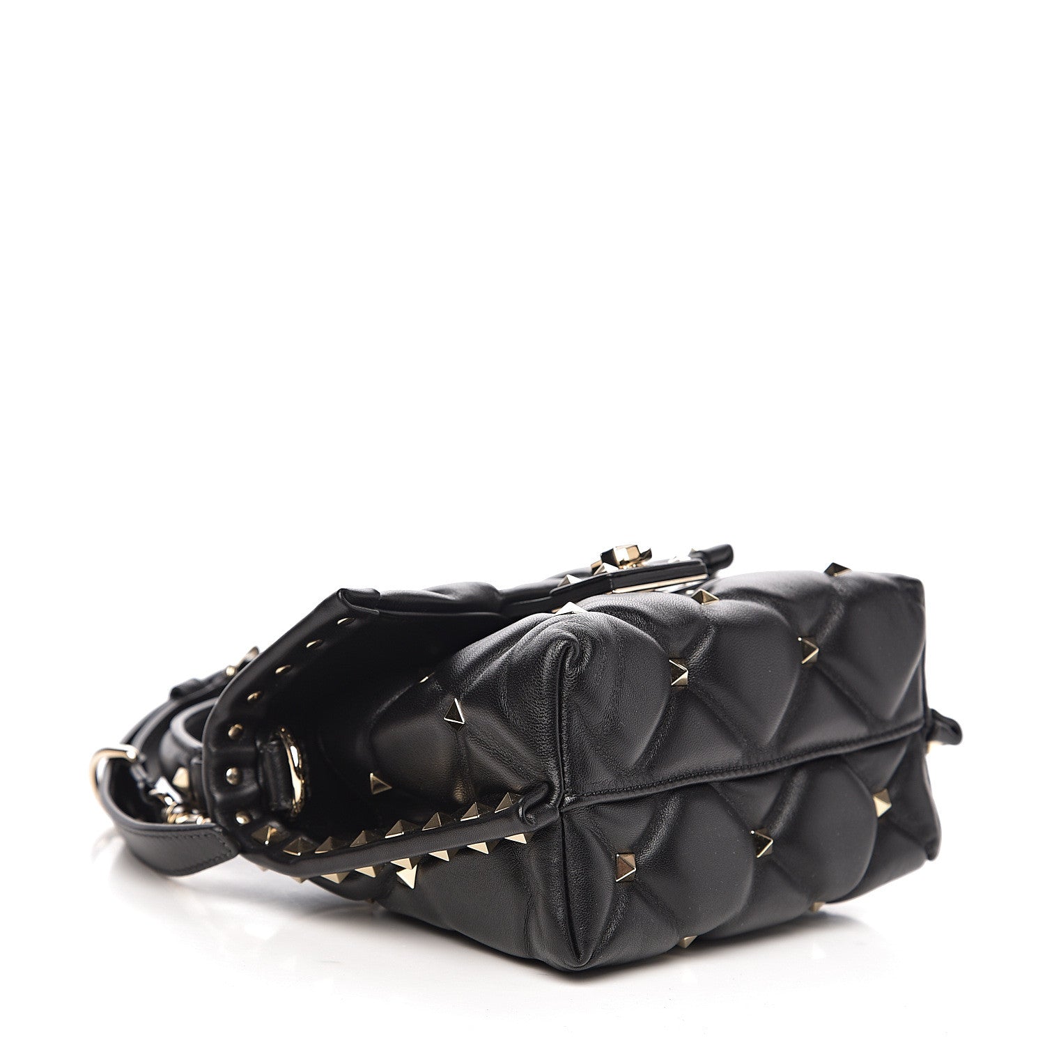 Valentino Garavani Nappa Mini Candystud Top Handle Bag Black 3 of 8