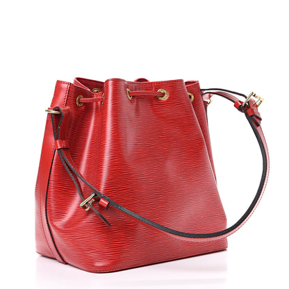 Louis Vuitton Epi Petit Noe Castillan Red 2 of 11