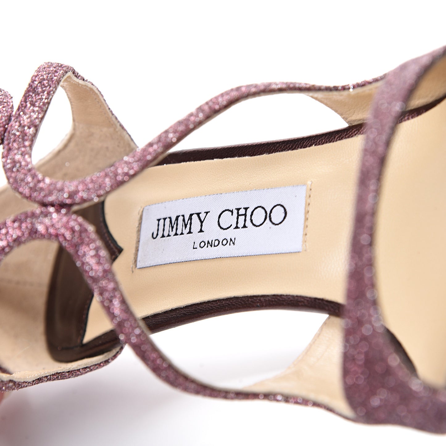 Glitter Lang Sandals 40 Pink