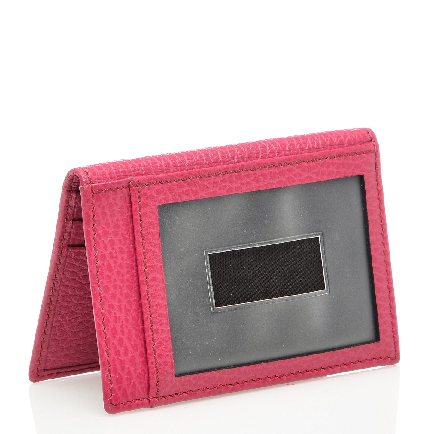 Dollar Calfskin Swing Train Pass Card Case Blossom