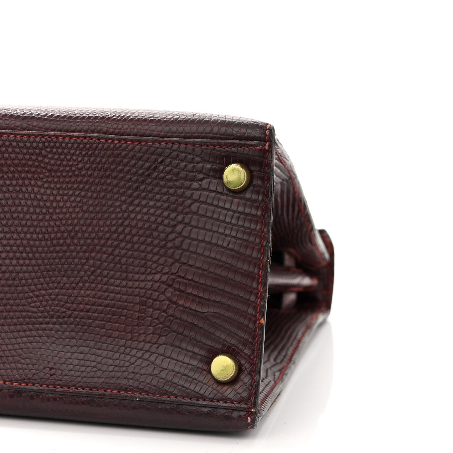 Hermes Lizard Kelly Sellier 28 Rouge H 10 of 15