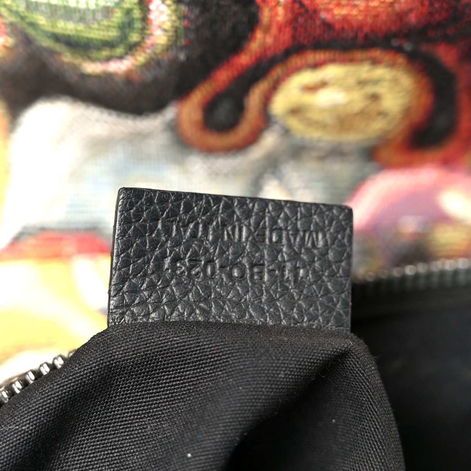 Christian Dior X KENNY SCHARF Jacquard Printed Mens Saddle Bag  Multicolor 7 of 11