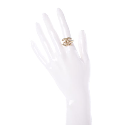 Chanel CC Chain Logo Ring 6 Gold 2 of 5