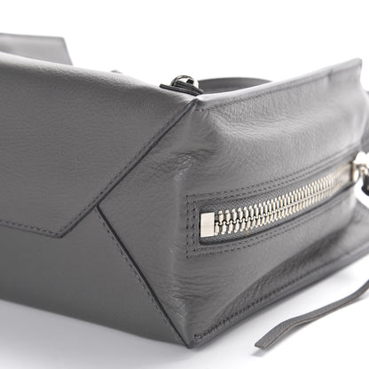 Balenciaga Veau Papier A6 Zip Around Tote Gris Metal 7 of 10
