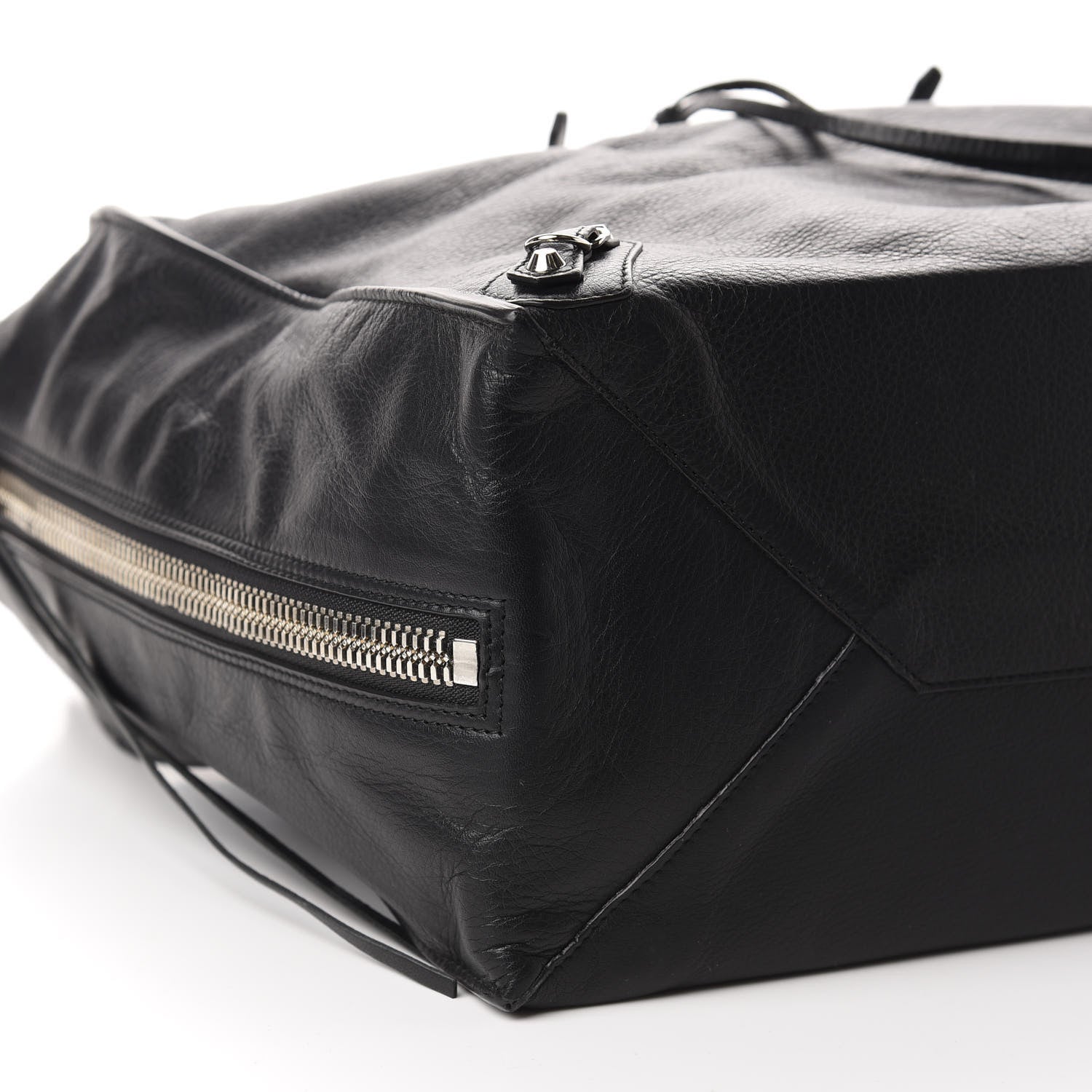 Balenciaga Supple Calfskin Papier A4 Zip Around Tote Black 6 of 10