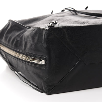 Balenciaga Supple Calfskin Papier A4 Zip Around Tote Black 6 of 10