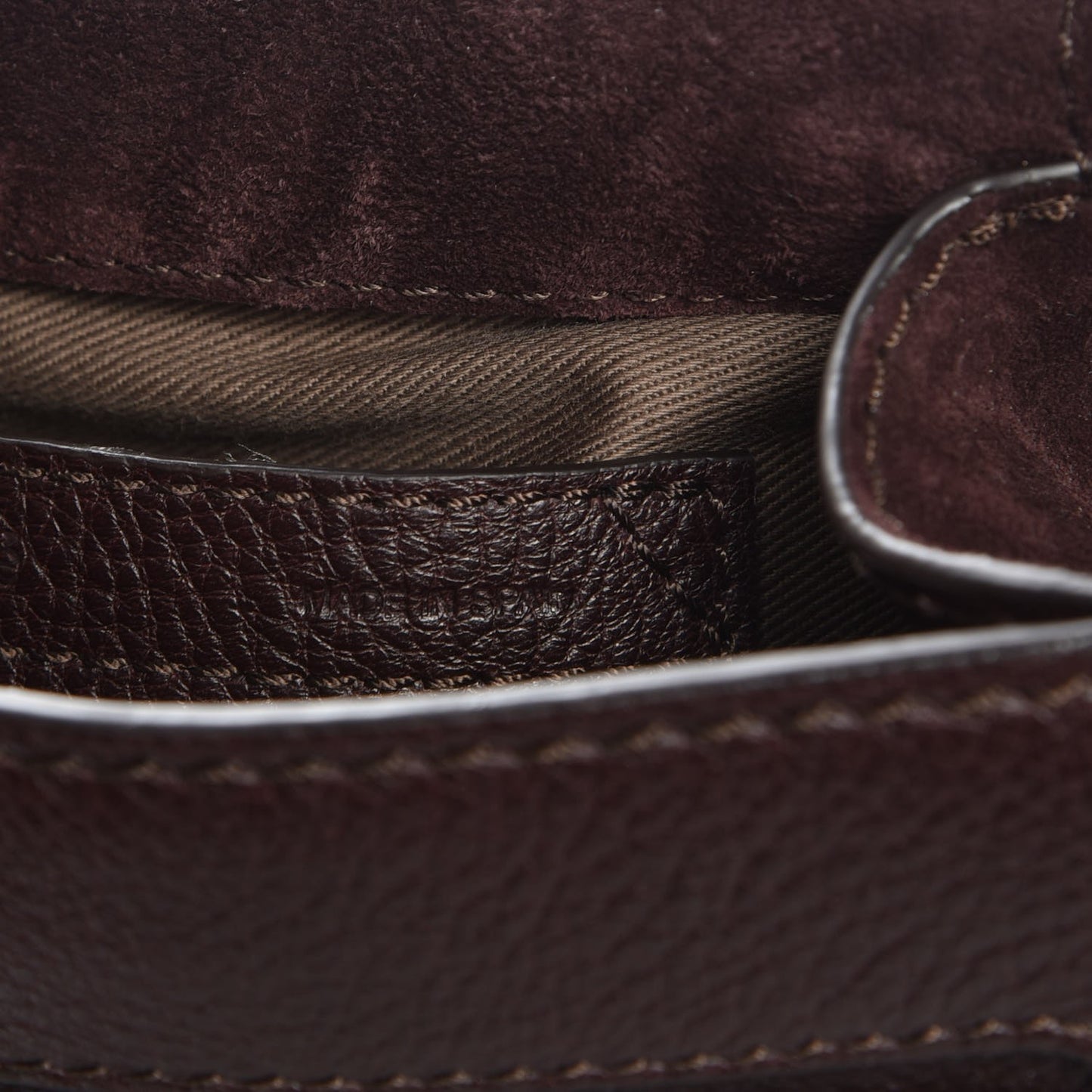 Suede Calfskin Braided Mini Marcie Round Crossbody Bag Carbon Brown
