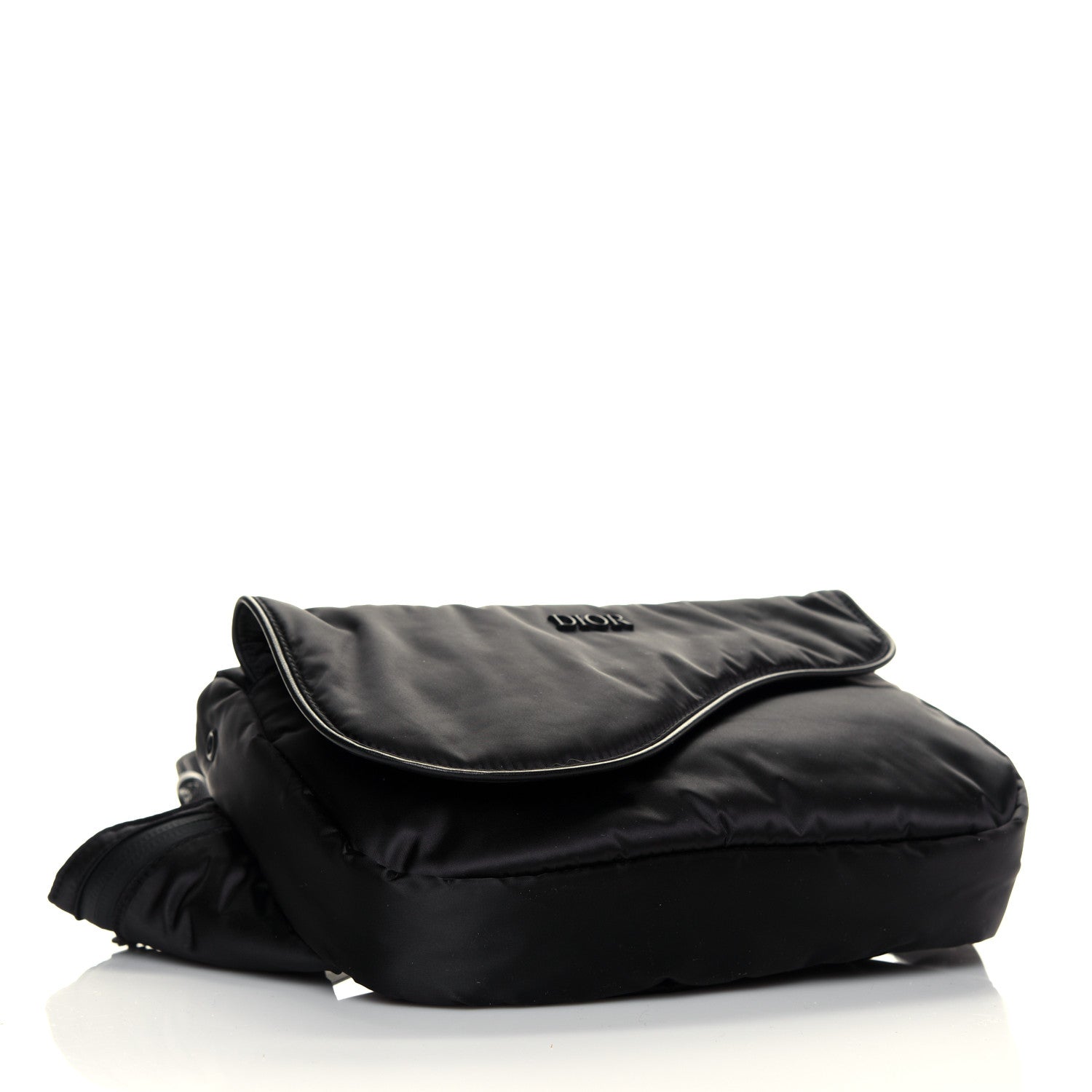 Christian Dior Nylon Saddle Belt Bag Black 4 of 11