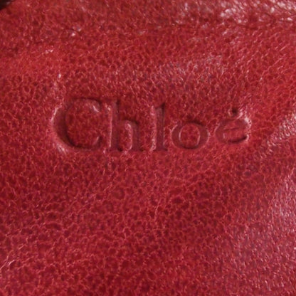 Chloe Leather Heloise Satchel Red 6 of 11
