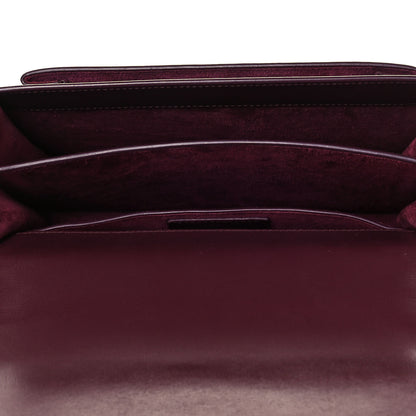 Saint Laurent Calfskin Medium Monogram Sunset Bordeaux 5 of 12