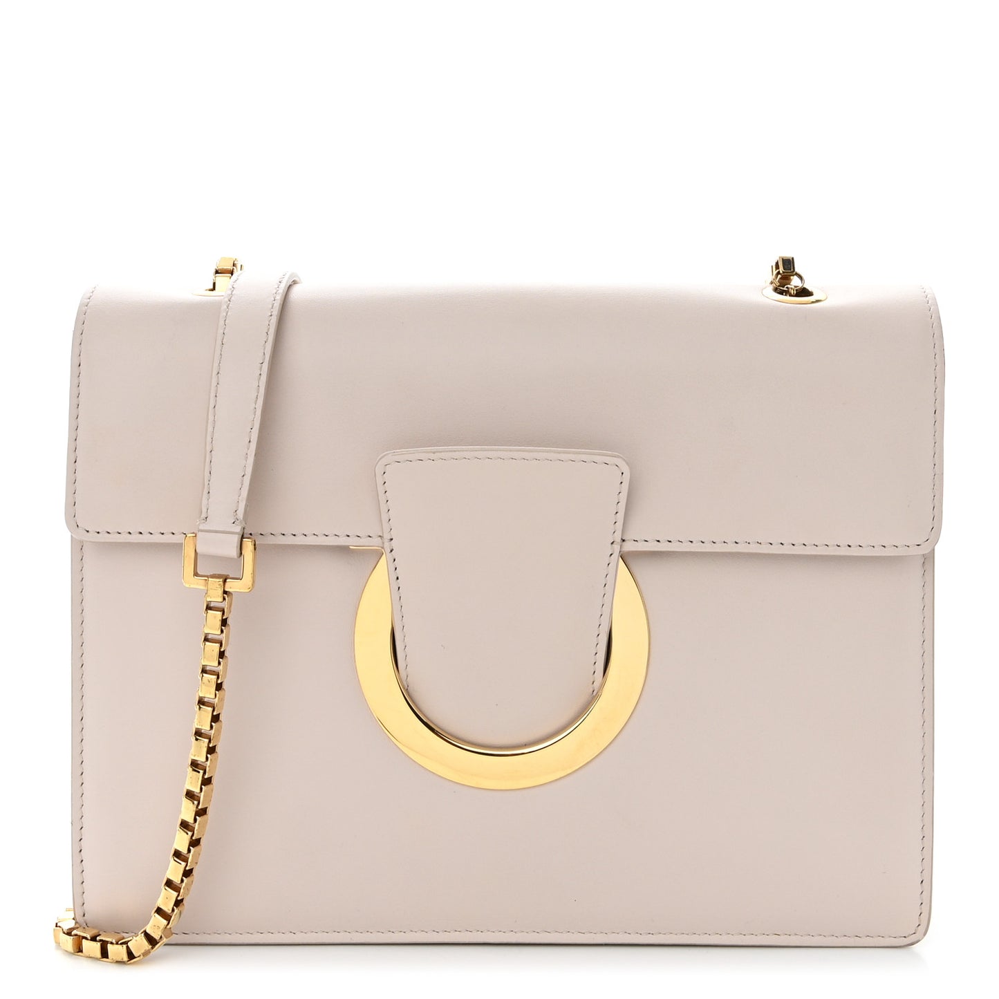 Calfskin Medium Thalia Flap Shoulder Bag New Bisque