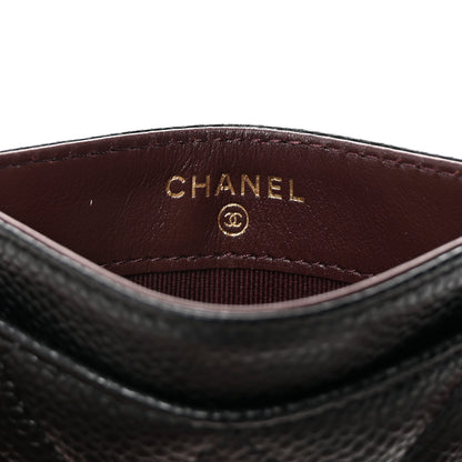 Chanel Caviar Quilted Card Holder Black 6 of 7