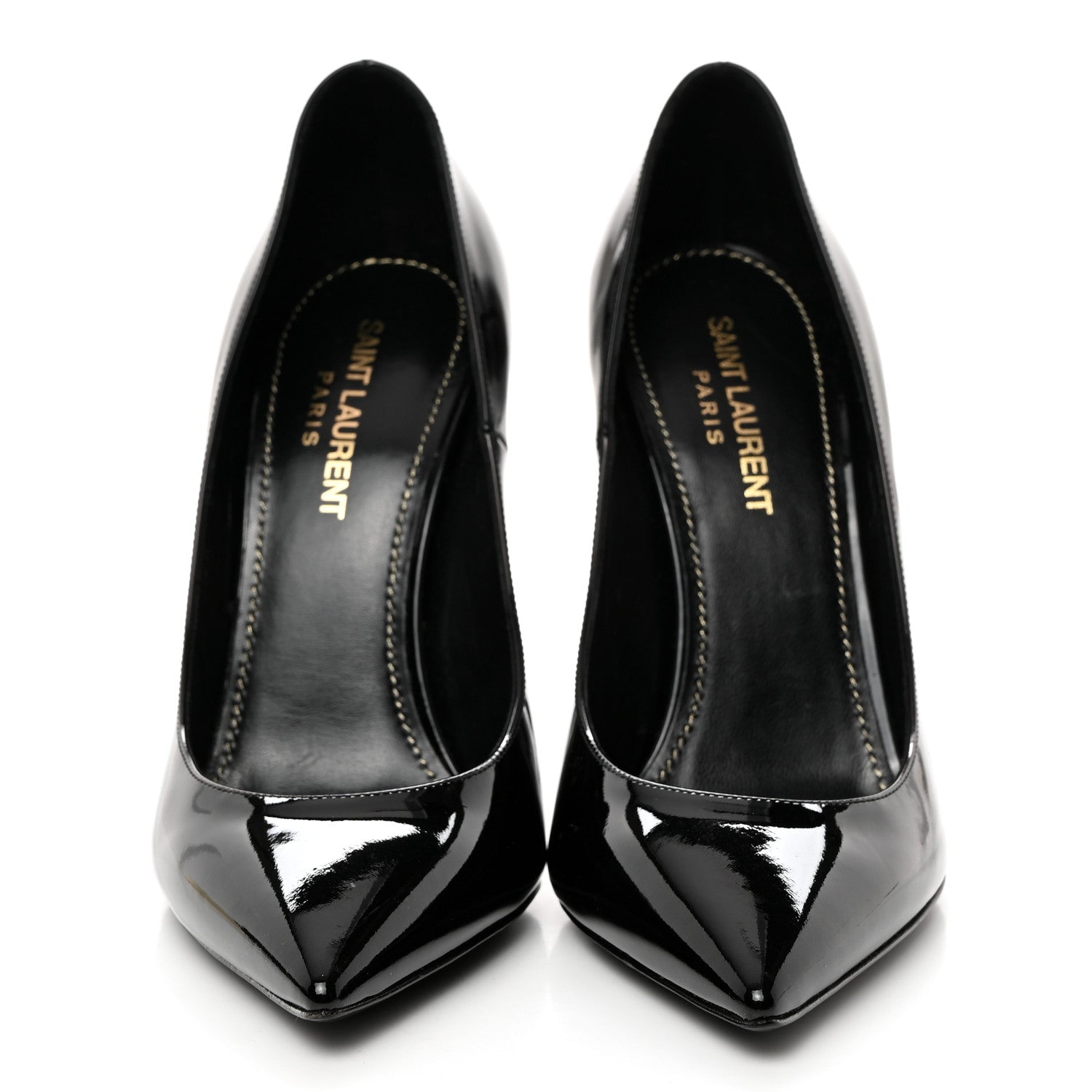 Saint Laurent Patent Opyum 110 Pumps 37 Black 2 of 8