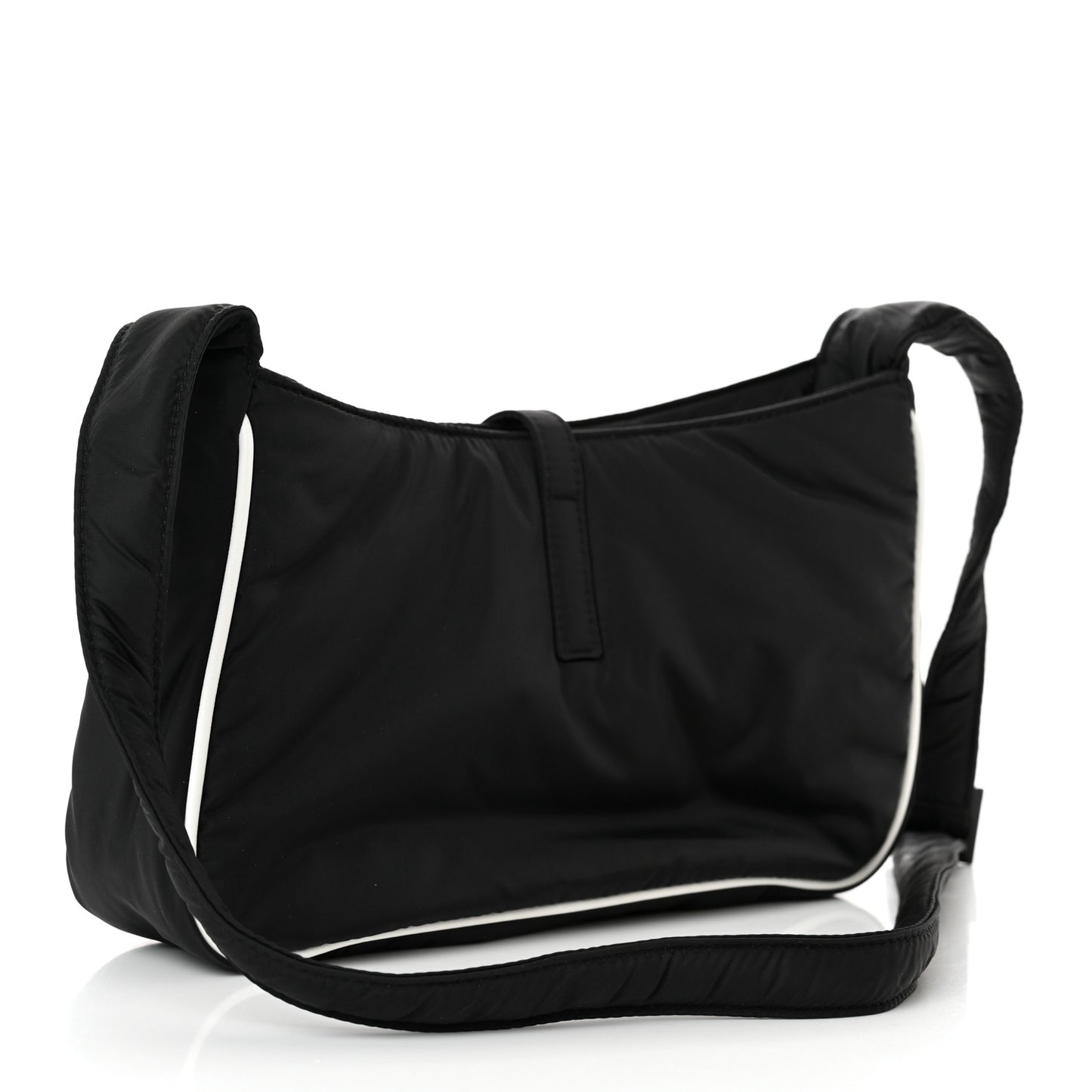 Econyl Nylon Le 5 A 7 Hobo Black White
