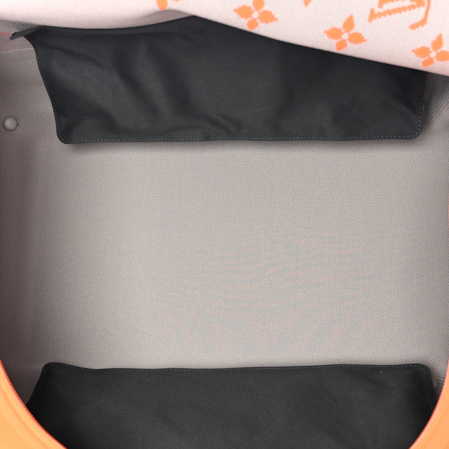 Louis Vuitton Knit Monogram Horizon Soft Duffle 55 Orange 6 of 13