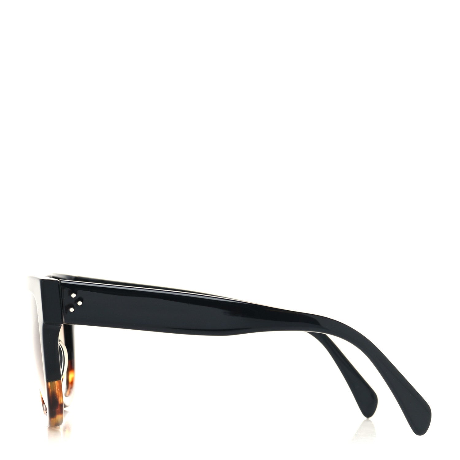 Celine Shadow Sunglasses CL 41026/S Black Havana 3 of 7