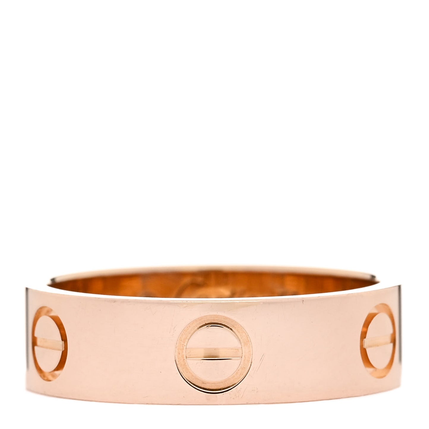 18K Pink Gold 5.5mm LOVE Ring 55 7.25