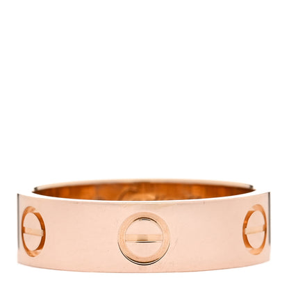 Cartier 18K Pink Gold 5.5mm LOVE Ring 55 7.25 1 of 5