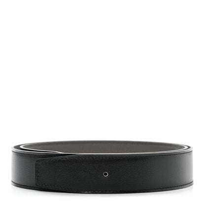Hermes Swift Togo 32mm Belt Strap 85 Black Etain 1 of 7