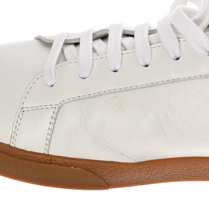 Saint Laurent Calfskin Embroidered Mens Court Classic Sneakers 44 White 10 of 11