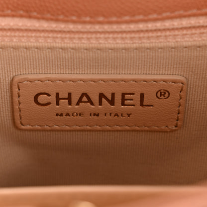 Chanel Caviar Quilted Wavy CC Hobo Beige 6 of 14