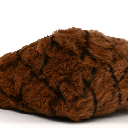 Chanel Lapin Fur Quilt Pattern Tote Brown 9 of 13
