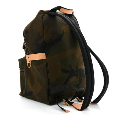 Louis Vuitton X SUPREME Canvas Camouflage Apollo Backpack 3 of 9