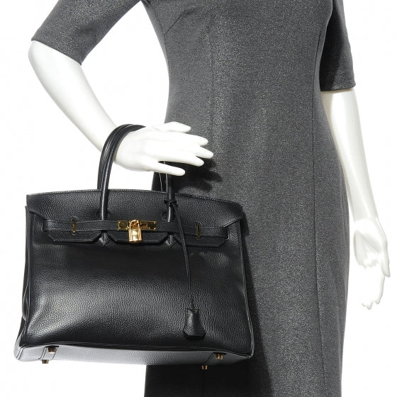 Hermes Ardennes Birkin 35 Black 2 of 9