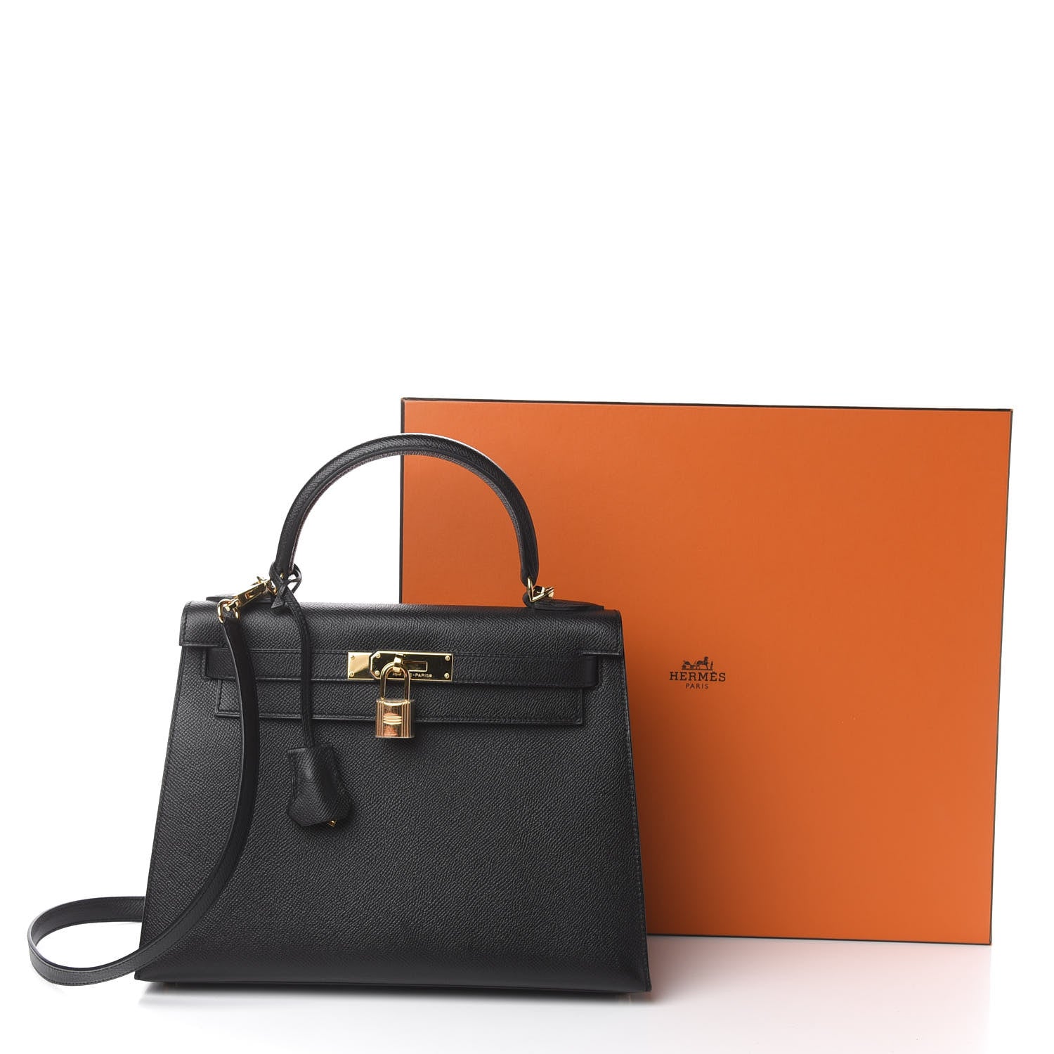 Hermes Epsom Kelly Sellier 28 Black 12 of 12