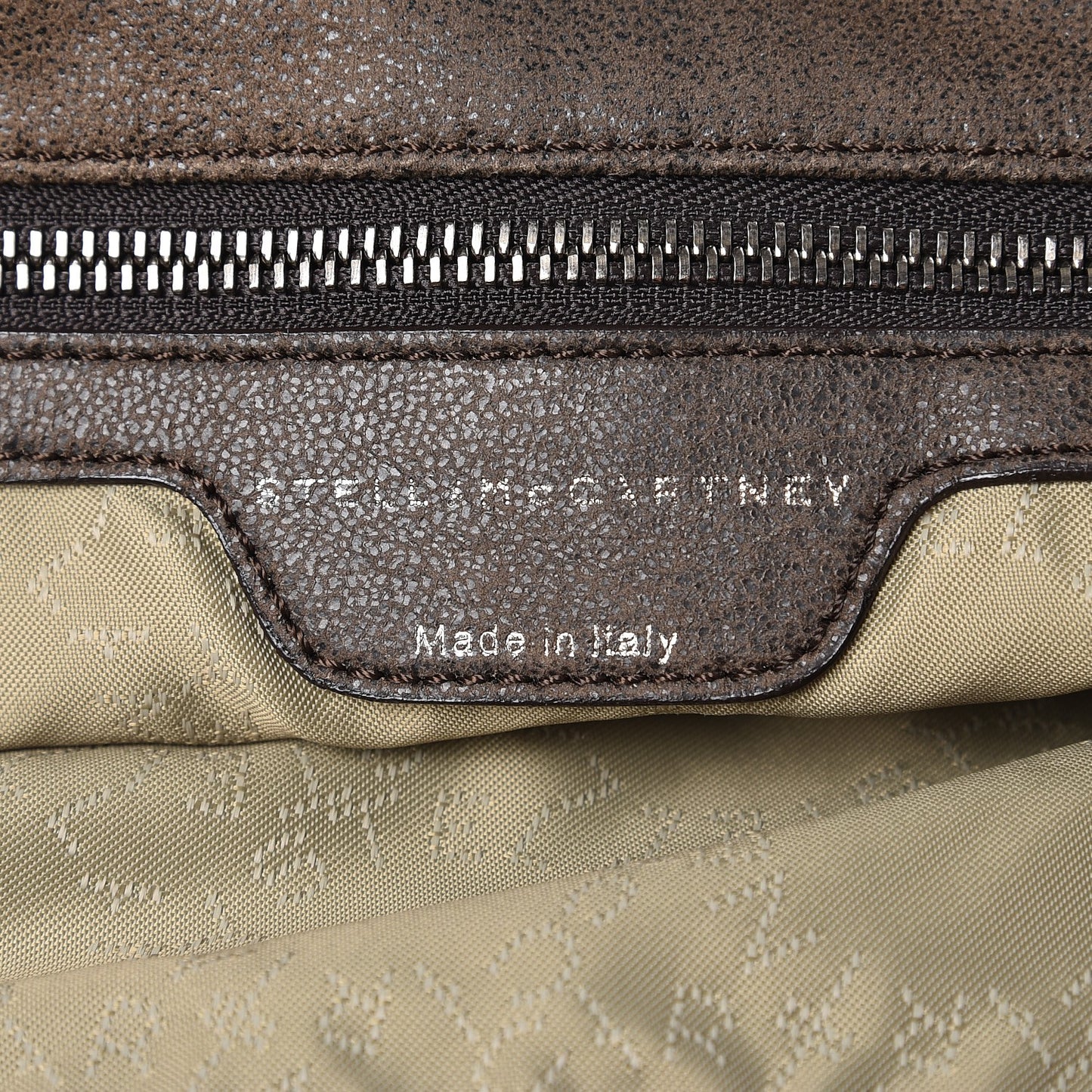 Shaggy Deer Falabella Fold Over Tote Brown