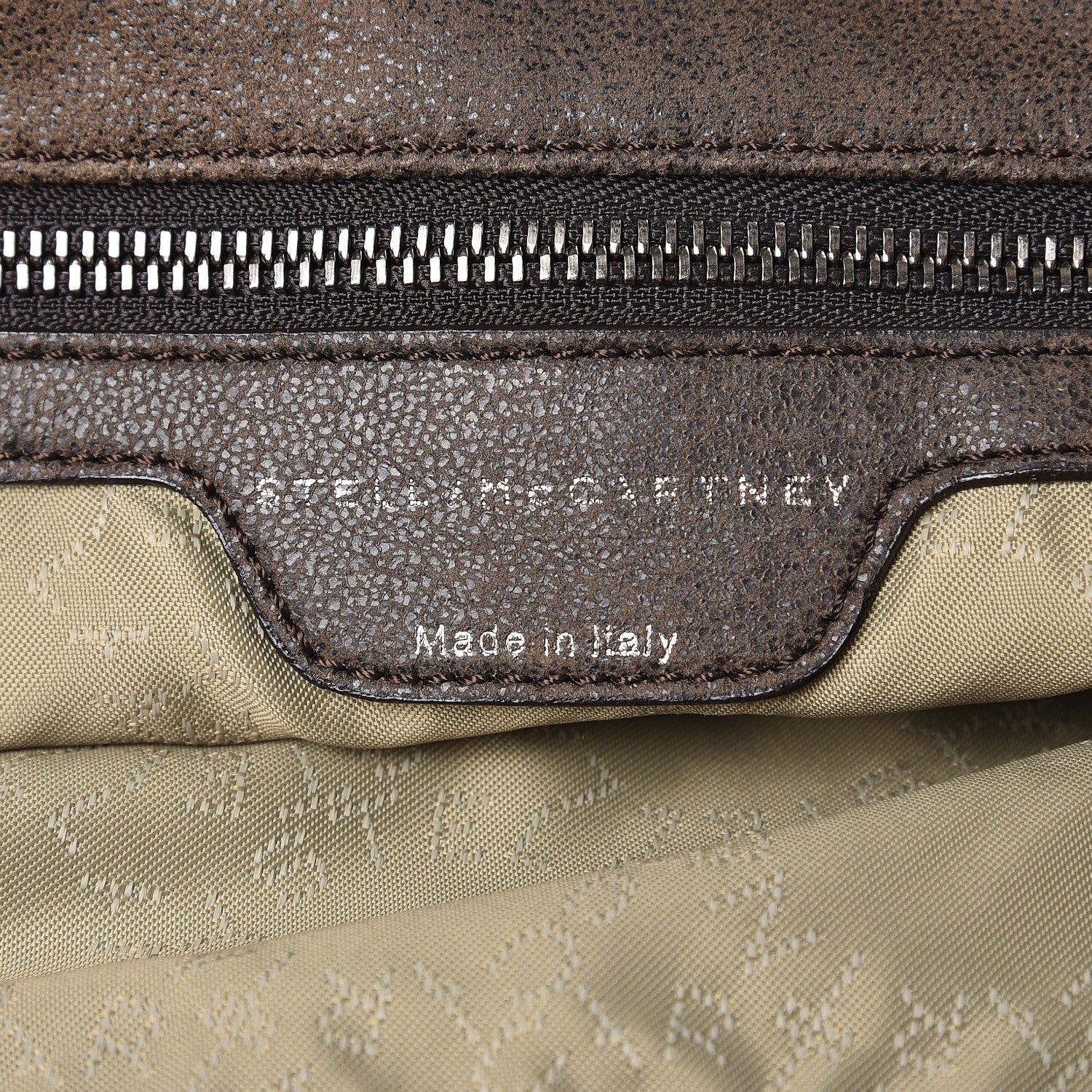 Stella McCartney Shaggy Deer Falabella Fold Over Tote Brown 6 of 6