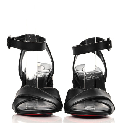 Christian Louboutin Nappa Summer Mariza 85 Sandals 35 Black 3 of 9