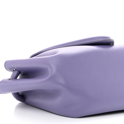 Bottega Veneta Lambskin Small Beak Triangle Flap Shoulder Bag Lavender 8 of 9