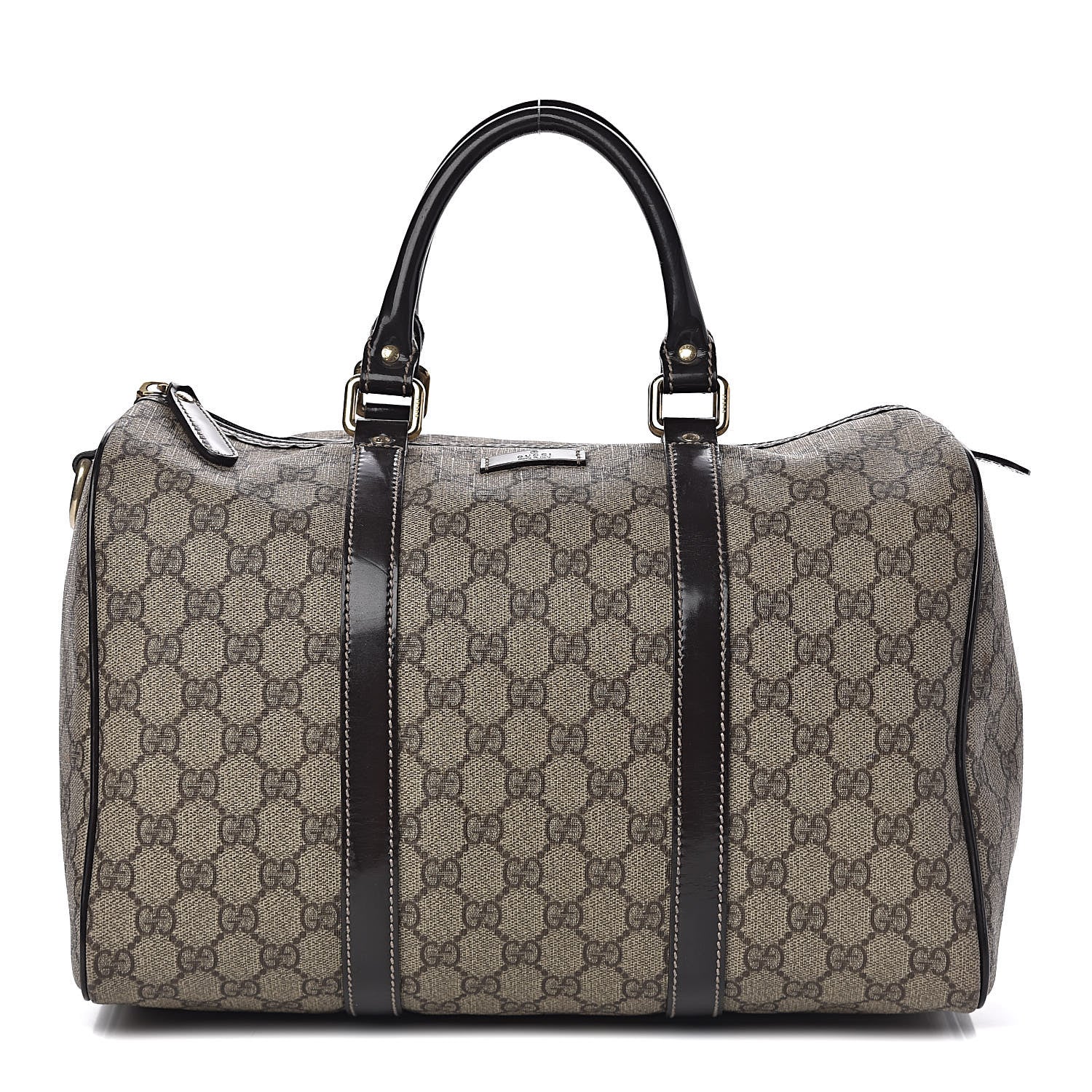 Gucci GG Plus Monogram Medium Joy Boston Dark Brown 1 of 13