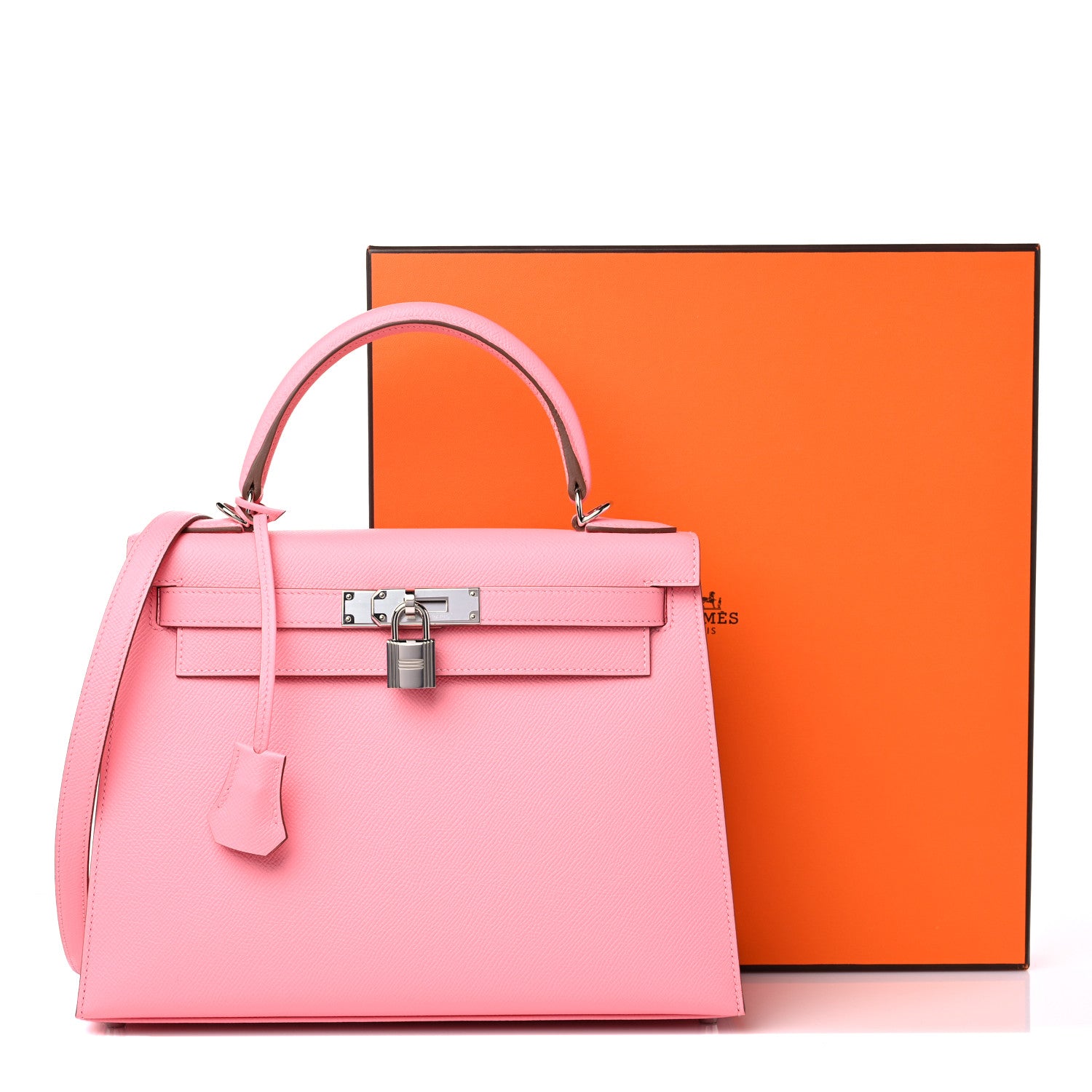Hermes Epsom Kelly Sellier 28 Rose Confetti 10 of 10