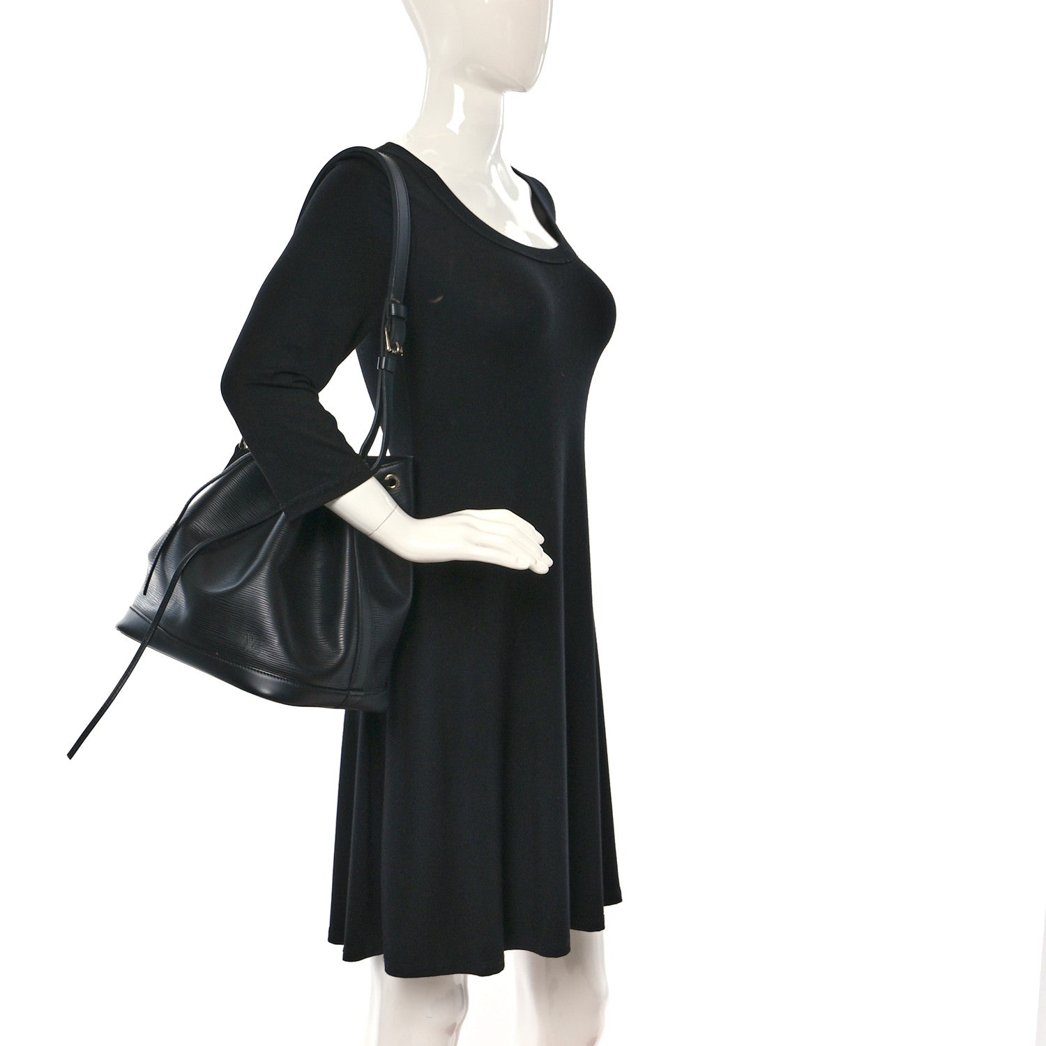 Louis Vuitton Epi Petit Noe NM Black 2 of 10