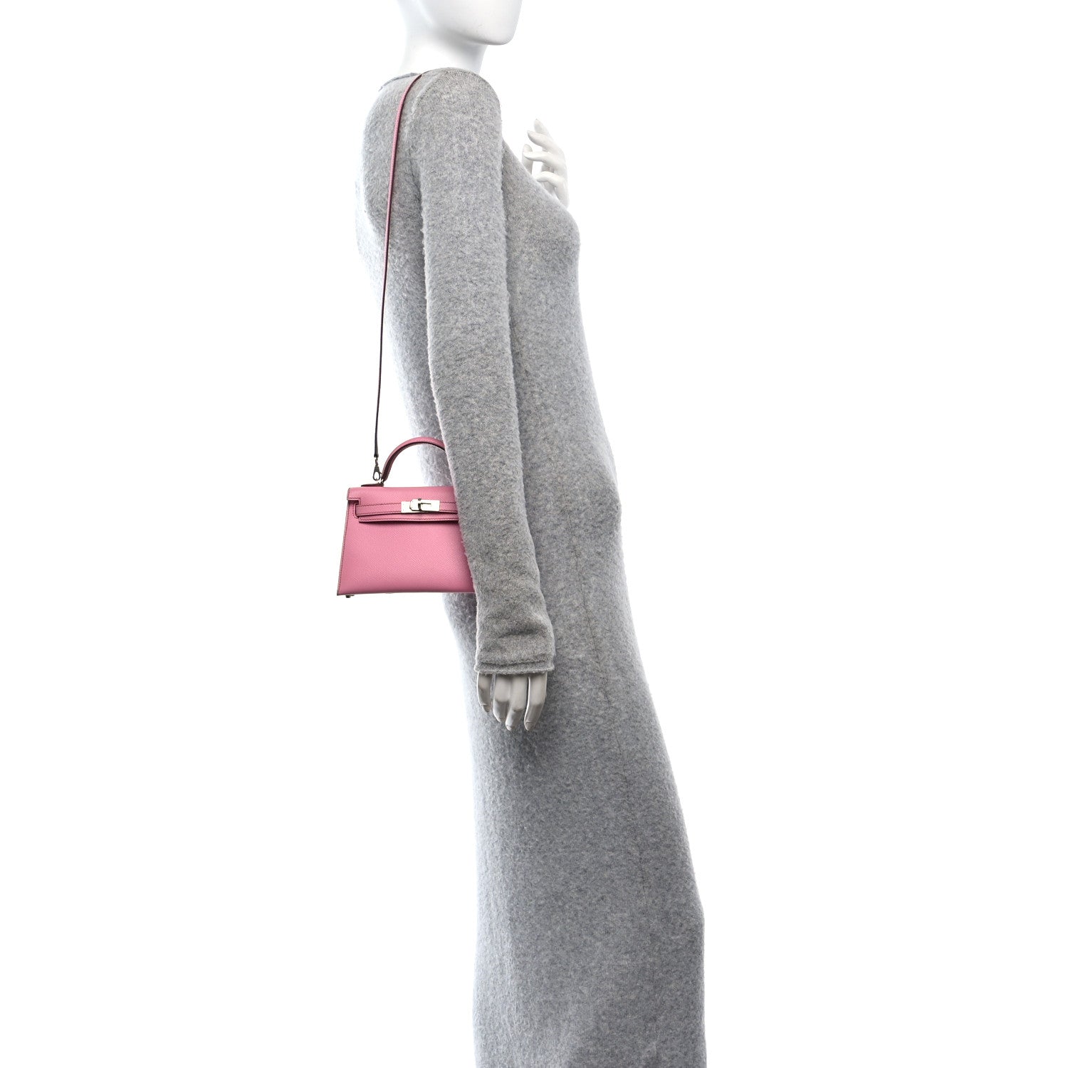 Hermes Epsom Mini Kelly Sellier 20 5P Pink 2 of 13