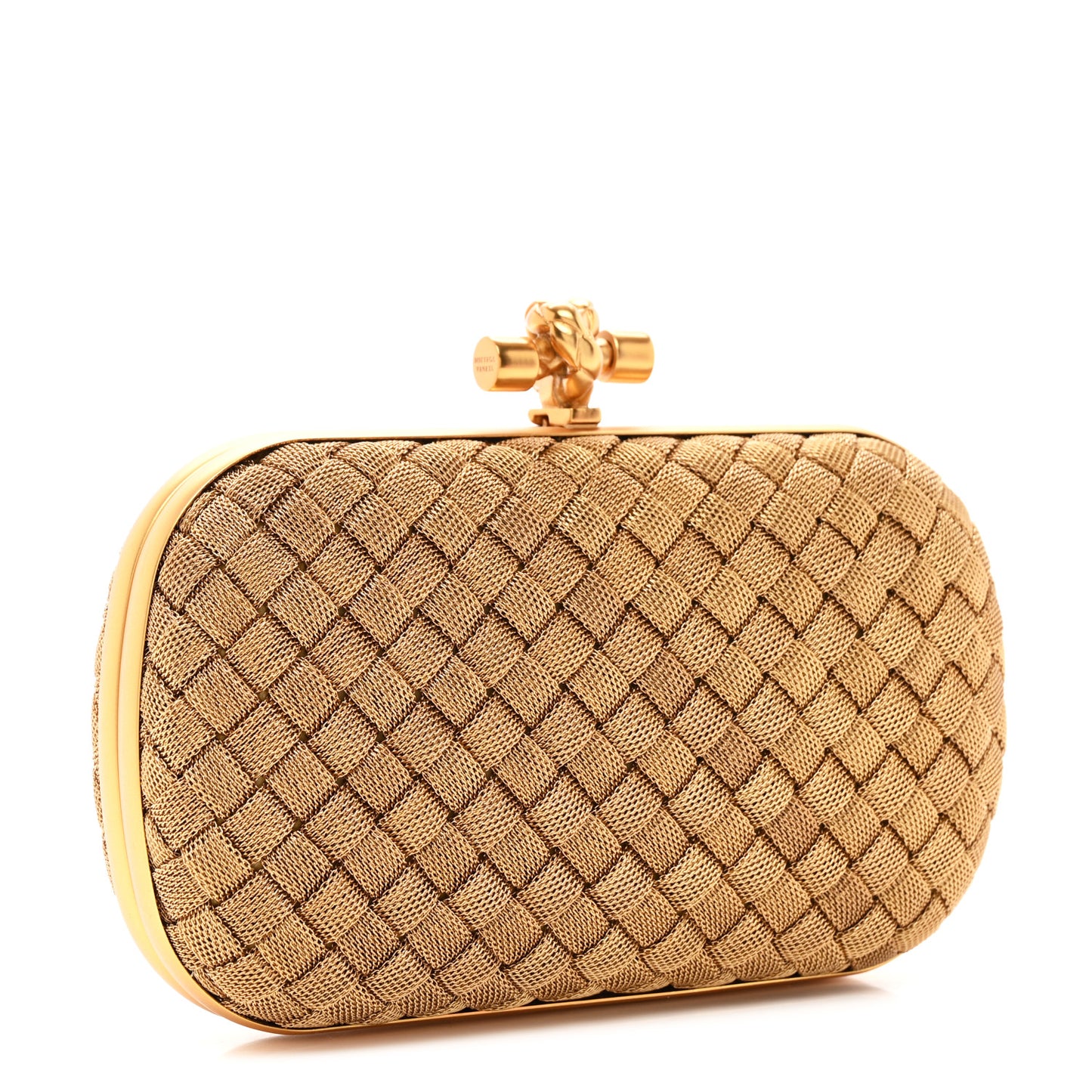 Intreccio Oro Bruciato Knot Clutch