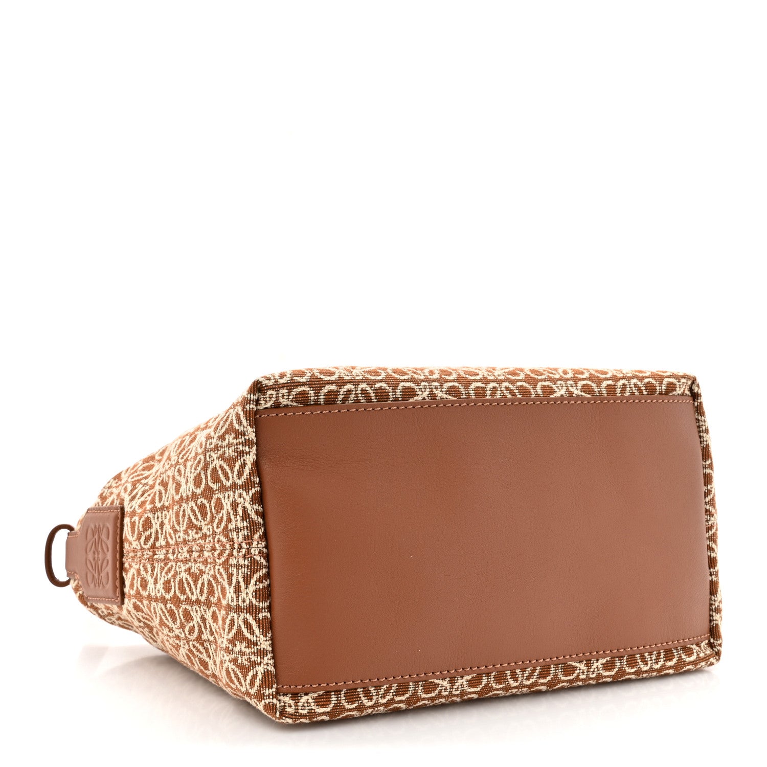 Loewe Jacquard Anagram Calfskin Small Cubi Bag Tan Pecan 4 of 10