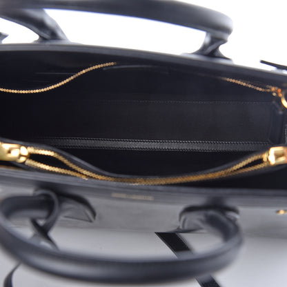 Saint Laurent Patent Calfskin Small Sac de Jour Black 5 of 9