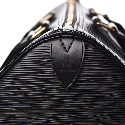 Louis Vuitton Epi Speedy 30 Black 6 of 12