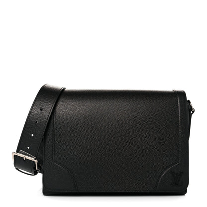 Louis Vuitton Taiga New Flap Messenger Black 1 of 12