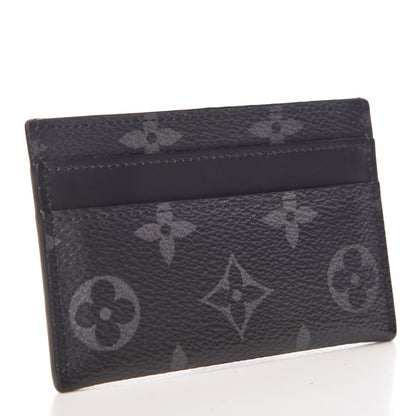Louis Vuitton Monogram Eclipse Porte-Cartes Double Card Holder 3 of 7