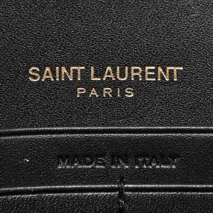 Saint Laurent Smooth Calfskin Classic Monogram Kate Tassel Chain Wallet Black 6 of 16