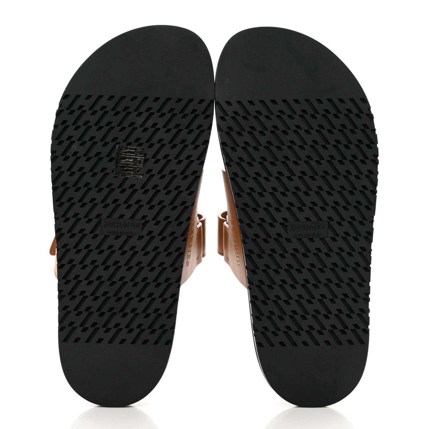 Hermes Calfskin Womens Chypre Sandals 38 Gold 5 of 9
