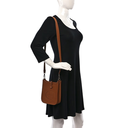 Hermes Taurillon Clemence Evelyne TPM Gold 2 of 11