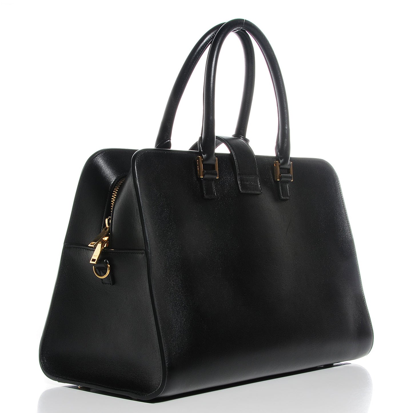 Smooth Calfskin Medium Monogram Cabas Black