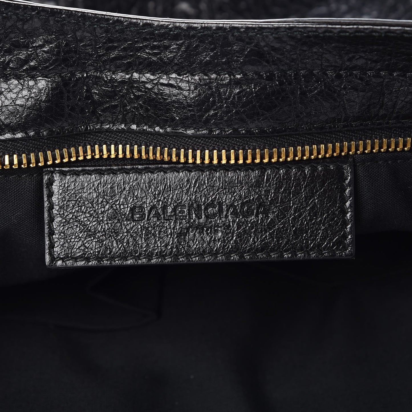 Agneau Giant 12 Gold Hardware Part Time Black