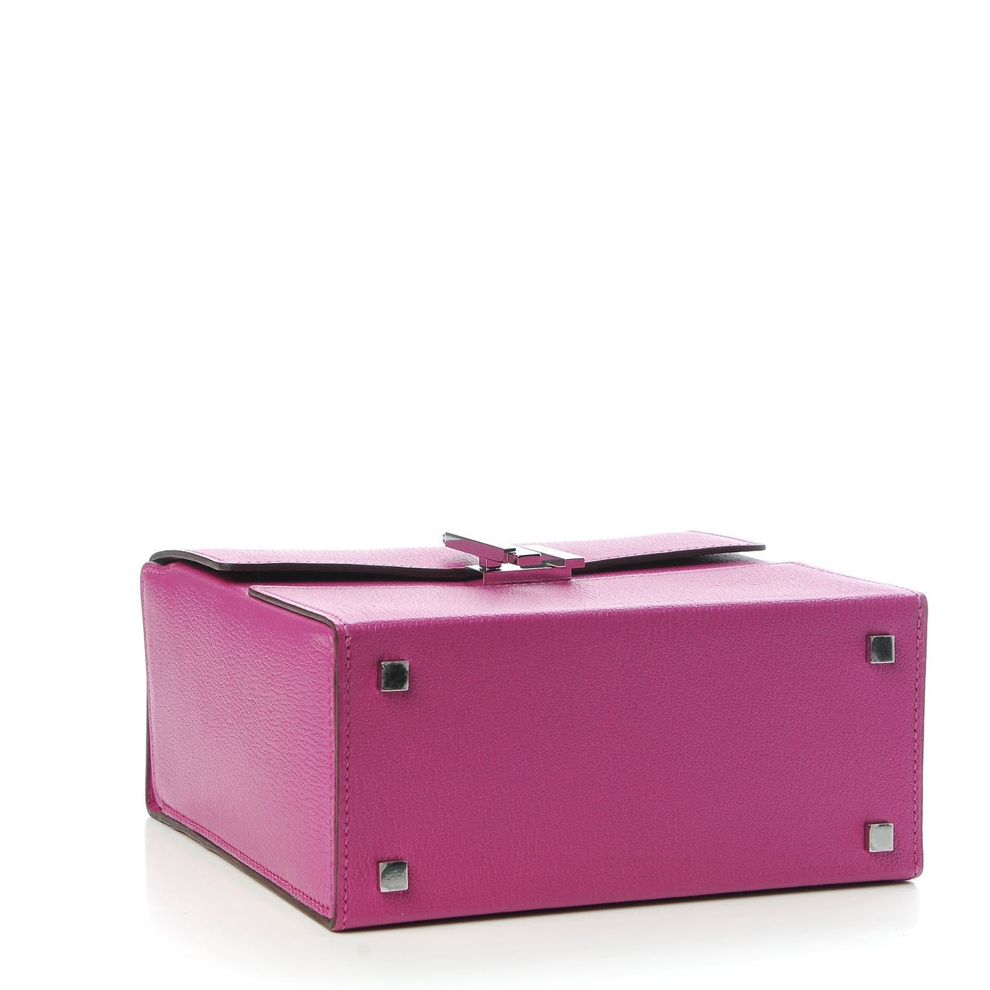 Chevre Mysore Cinhetic Boxy Top Handle Bag Magnolia